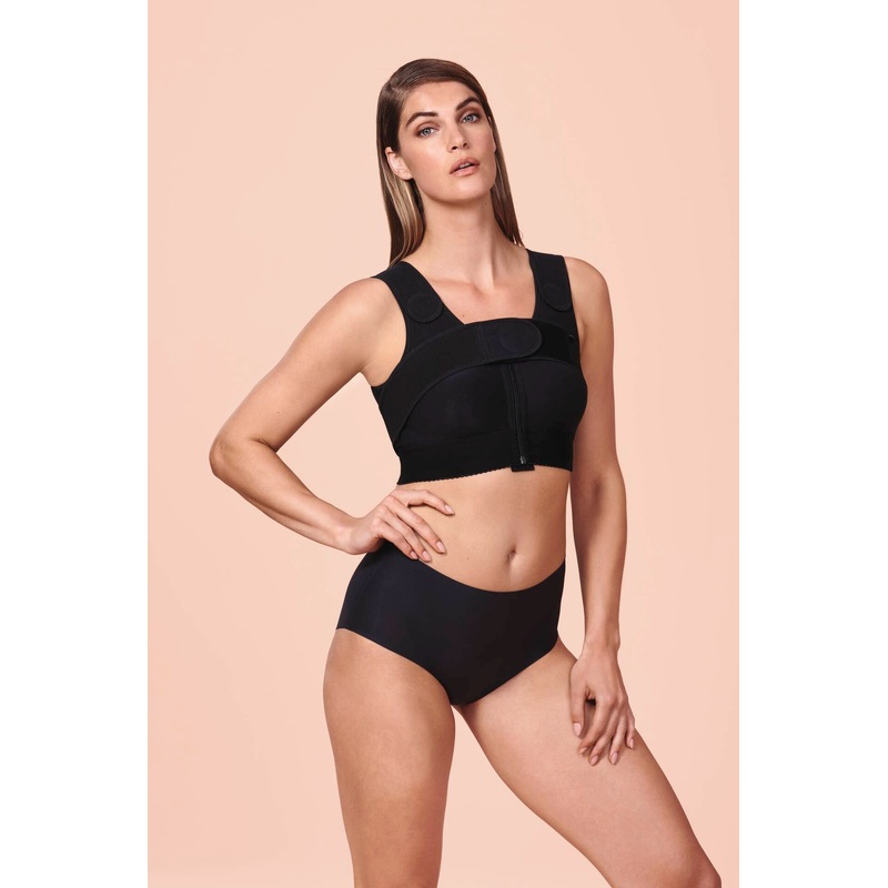 Anita Care - Valencia Compression Garment Bilateral Front Closure Black