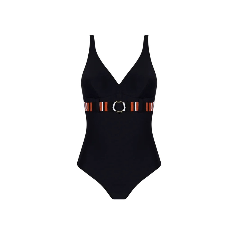 Antigel Swimwear by Lise Charmel - L Antigel Globe Wireless Swimsuit Auburn Ray