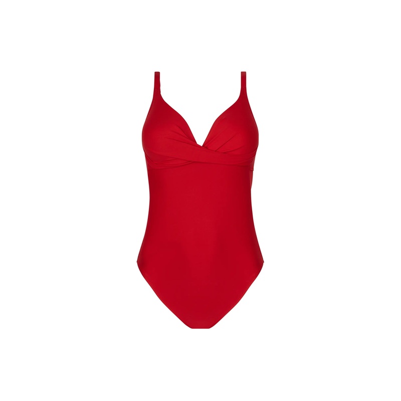 Antigel Swimwear By Lise Charmel - La Chiquissima Non-Wire Padded Swimsuit Mer Rouge