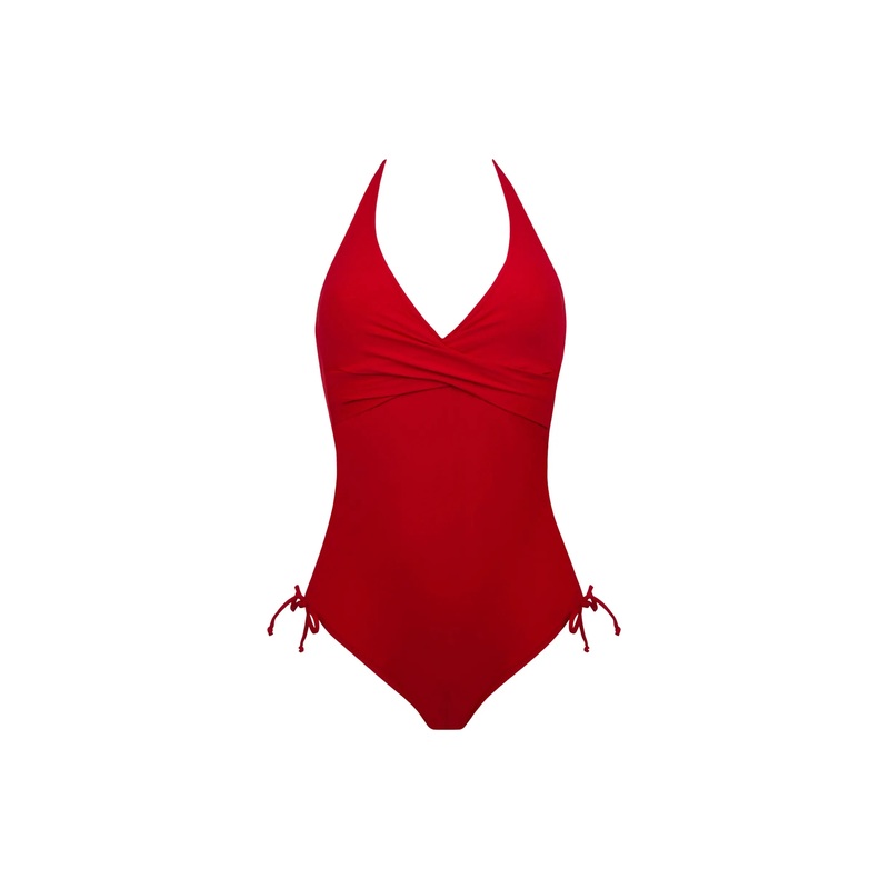 Antigel Swimwear by Lise Charmel - La Chiquissima Plunging Back Swimsuit Rouge