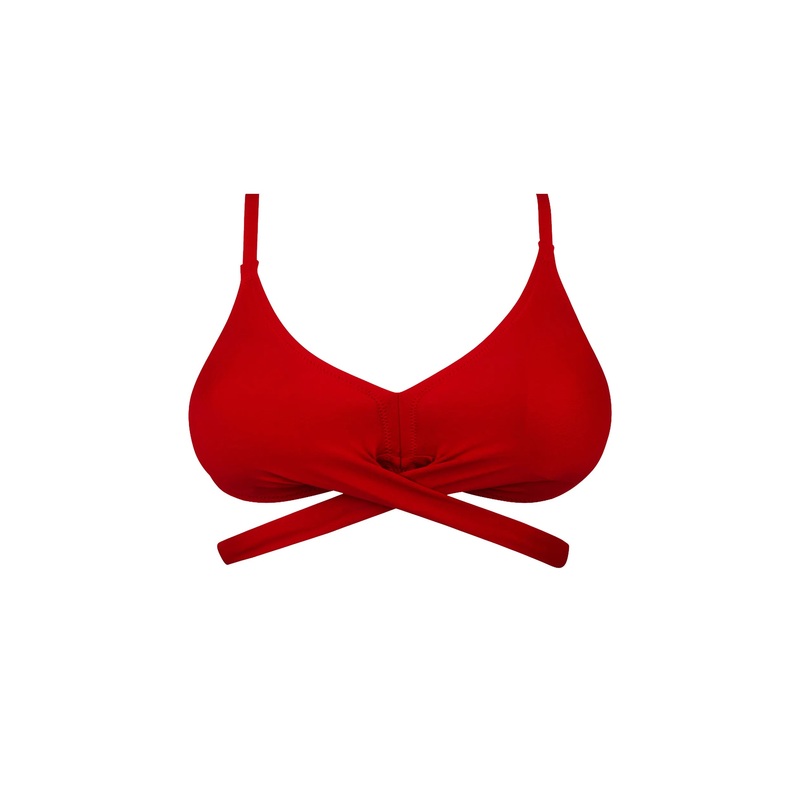 Antigel Swimwear by Lise Charmel - La Chiquissima Triangle Soft Foam With Ties Rouge