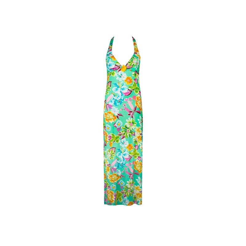 Antigel Swimwear by Lise Charmel - La Feminissima Long Beach Dress Vert Emeraude