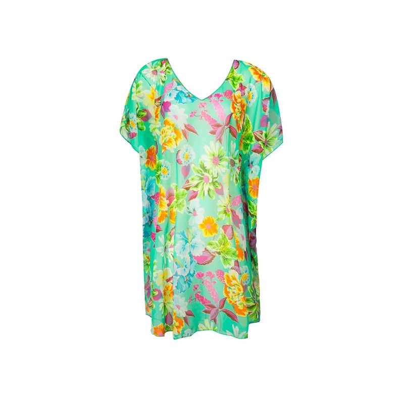 Antigel Swimwear by Lise Charmel - La Feminissima Poncho Beach Cover-Up Vert Emeraude