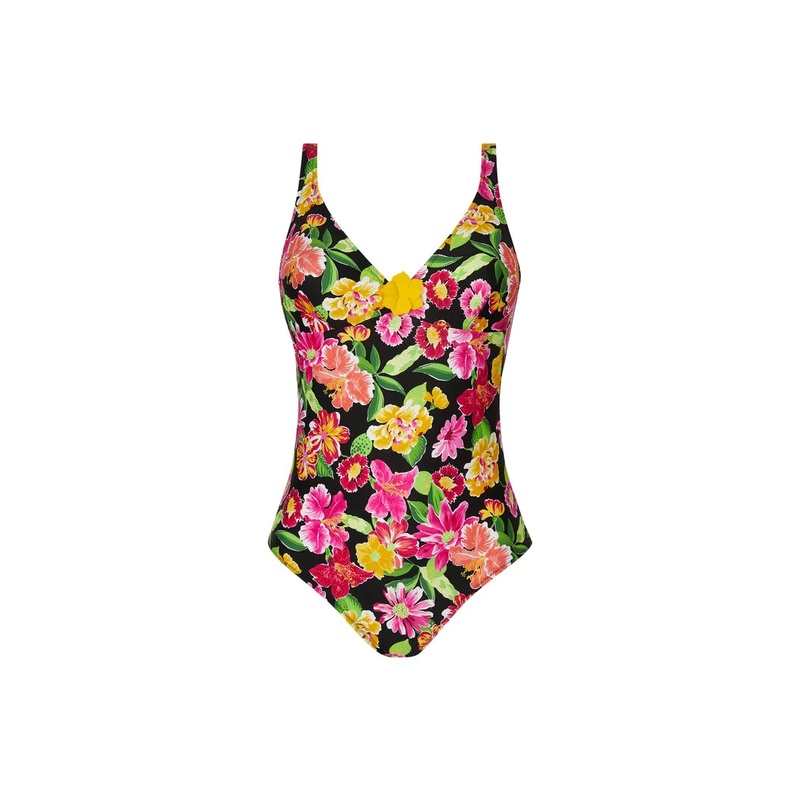 Antigel Swimwear by Lise Charmel - La Feminissima Wireless Open-Back Swimsuit Rose Amethyste