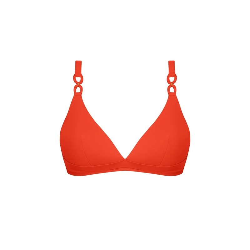 Lise Charmel Swimwear - Grace Infinie Wireless Padded Triangle Orange Infini
