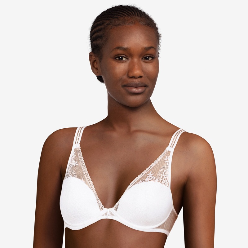 Passionata - Maddie Plunge T-Shirt Bra White