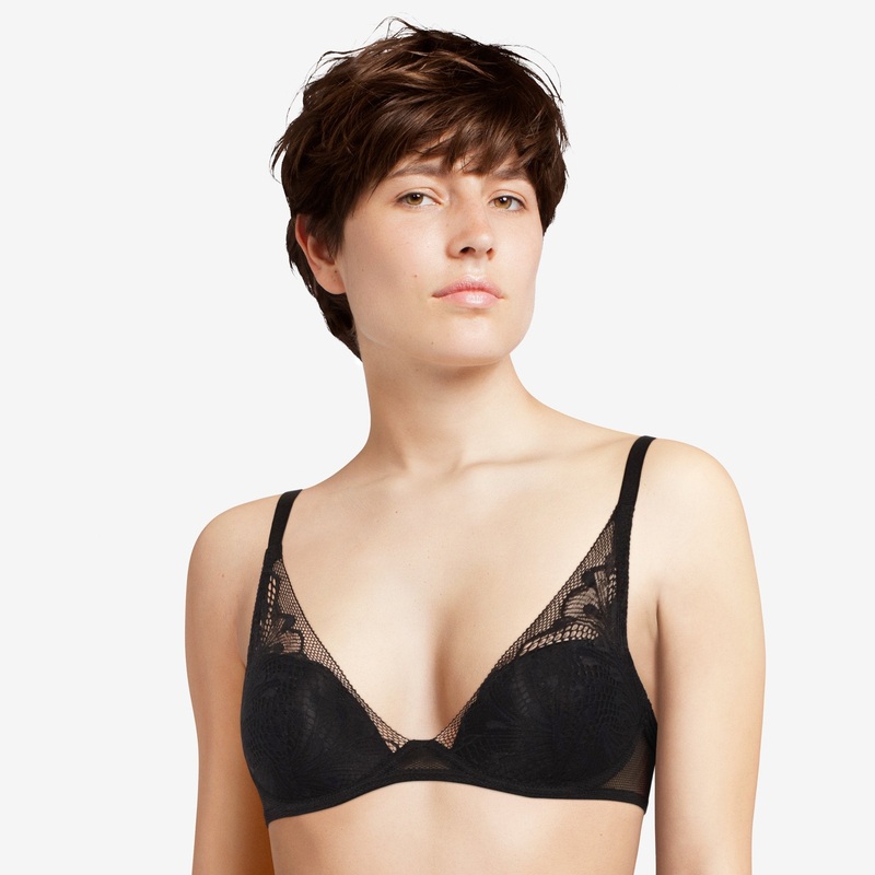 Passionata - Thelma Plunge T-Shirt Bra Black