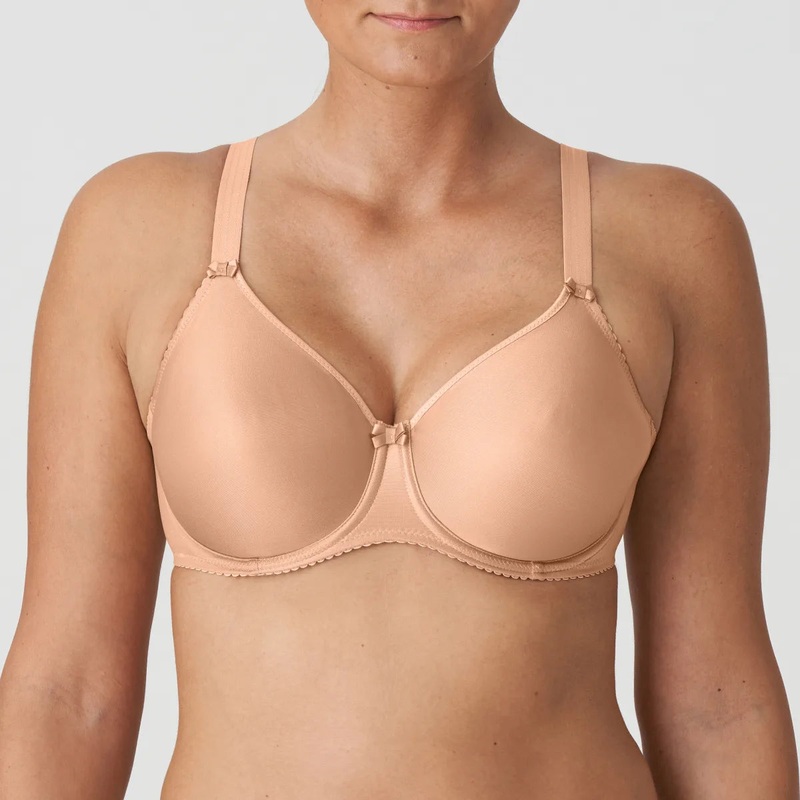 Primadonna - Satin Non Padded Full Cup Seamless Light Tan