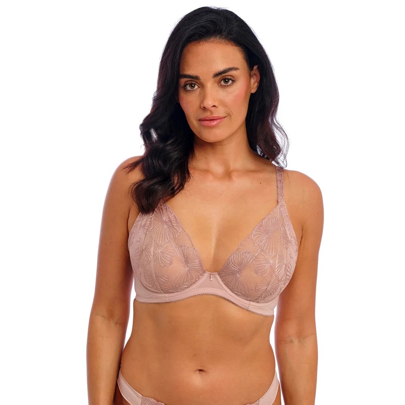 Wacoal - Catelina Underwired Plunge Bra Aspen Rose