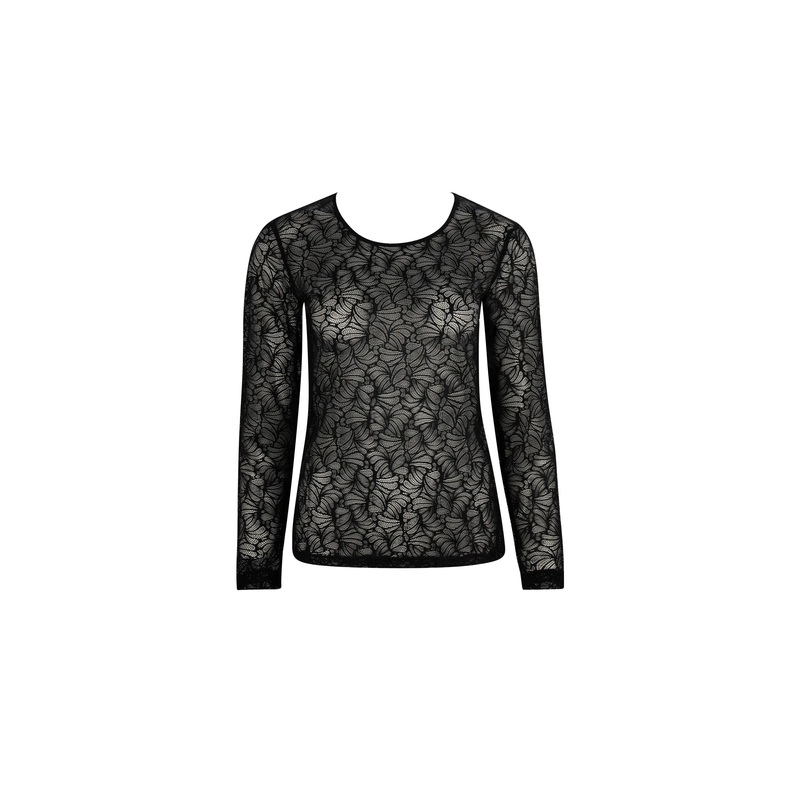 Antigel By Lise Charmel - Atelier Seduction Long Sleeved Top Noir