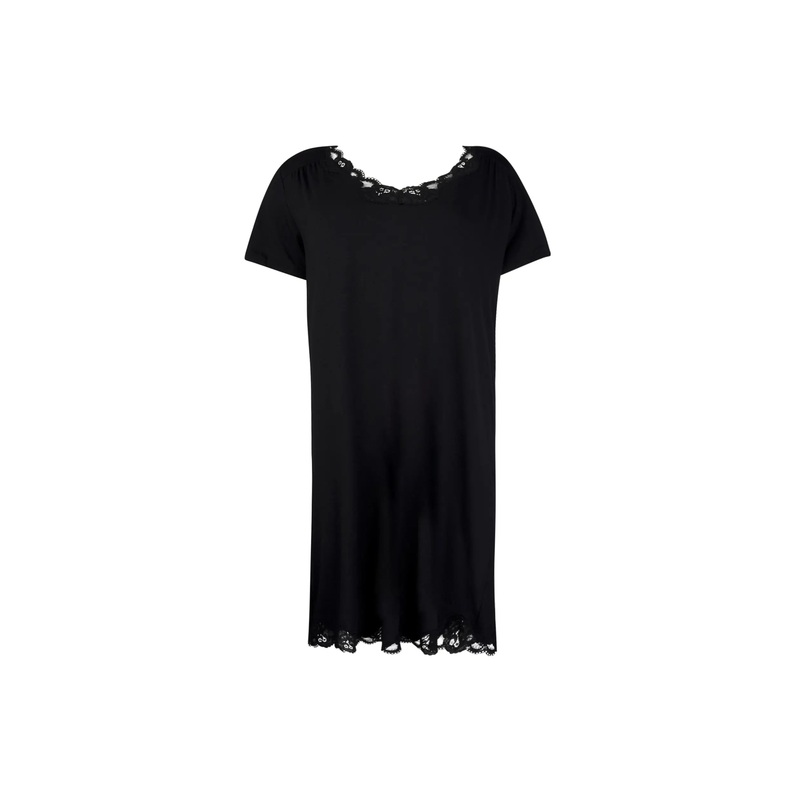 Antigel By Lise Charmel - Simply Perfect Capped Sleeve Nighty Noir