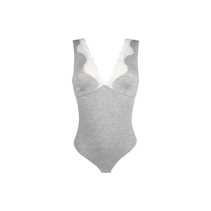 Antigel By Lise Charmel - Simply Perfect Elastic Bodysuit Chin Gris