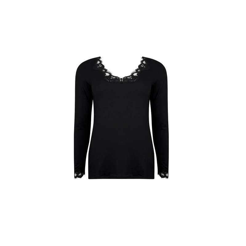 Antigel By Lise Charmel - Simply Perfect Long-Sleeved Top Noir