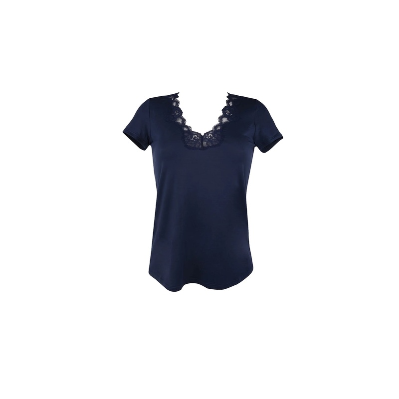 Antigel By Lise Charmel - Simply Perfect Short-Sleeved Top Bleu Marine