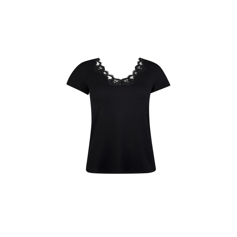 Antigel By Lise Charmel - Simply Perfect Short-Sleeved Top Noir