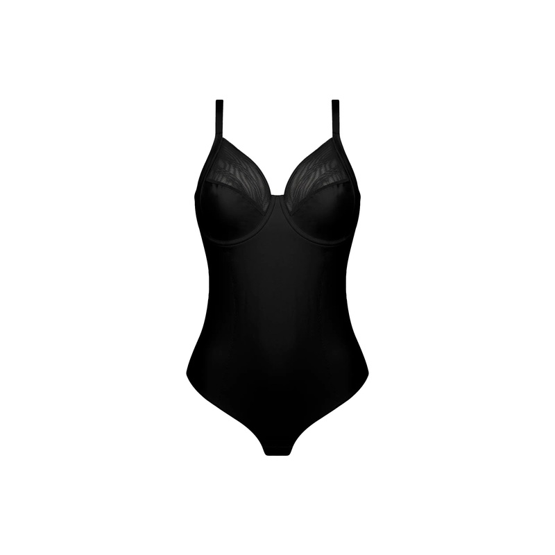 Antigel By Lise Charmel - New Apesanteur Bodysuit Noir