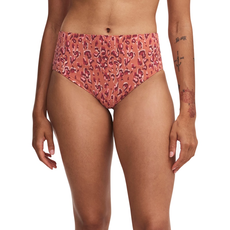 Chantelle Swimwear - Eos Full Bikini Brief Orange Leopard