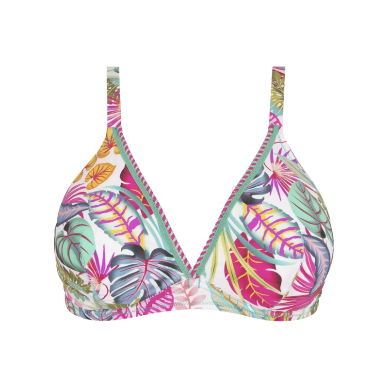 Antigel Swimwear By Lise Charmel - La Muse Des Iles Unwired Triangle Bikini Top Ile Paradis