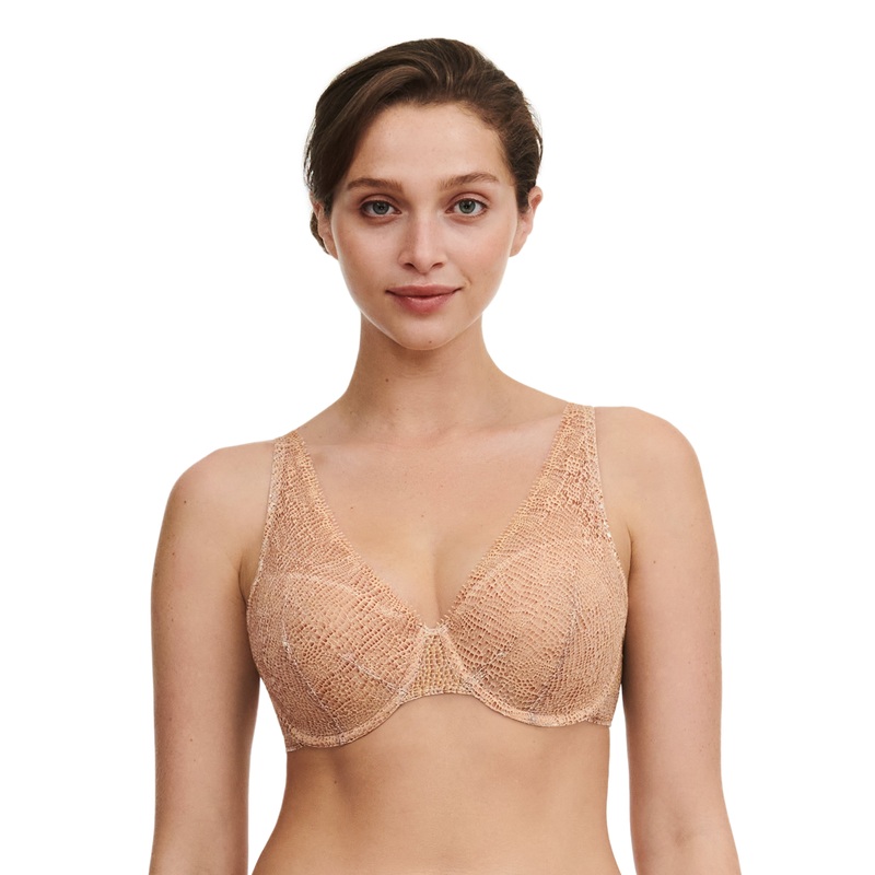 Chantelle - Day To Night Plunge Spacer Bra Python Lace