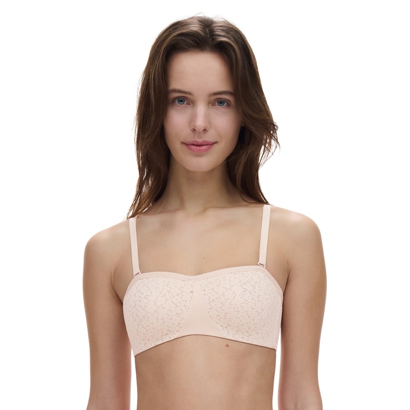 Chantelle Easyfeel - Norah Bandeau Underwired Bra Golden Beige
