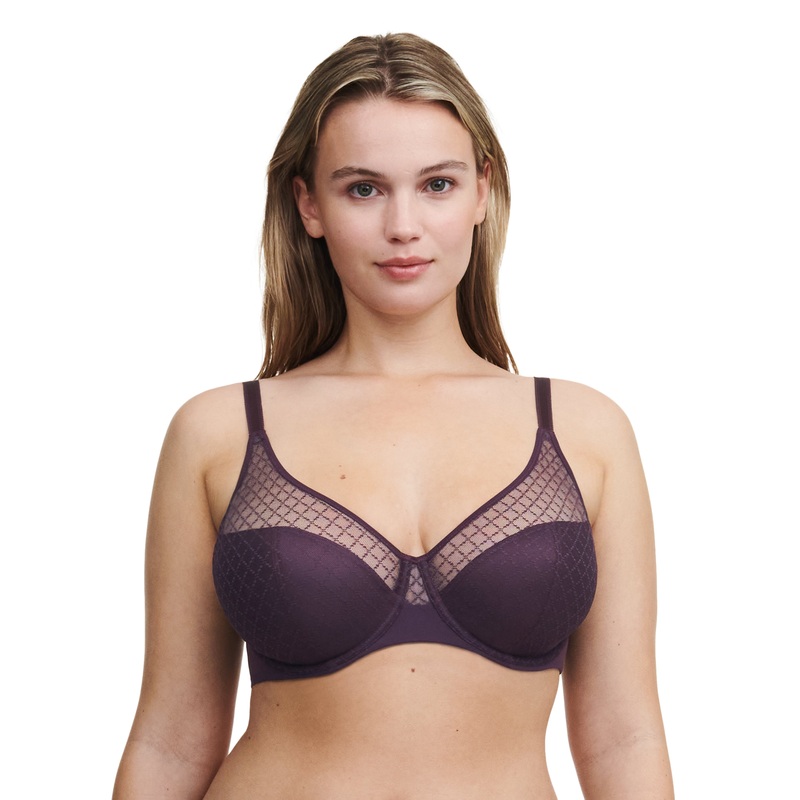 Chantelle Easyfeel - Norah Chic Covering Molded Bra Aubergine