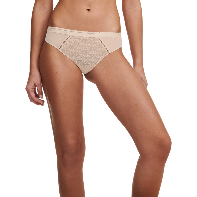 Chantelle - Monogram Revealing Brief Golden Beige