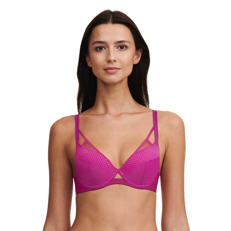 Chantelle - Play Plunge T-Shirt Bra Fuchsia