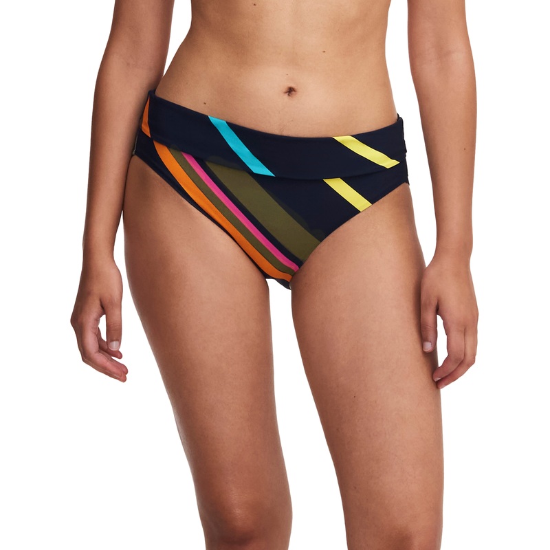 Chantelle Swimwear - Identity Full Bikini Brief Colorful Stripes