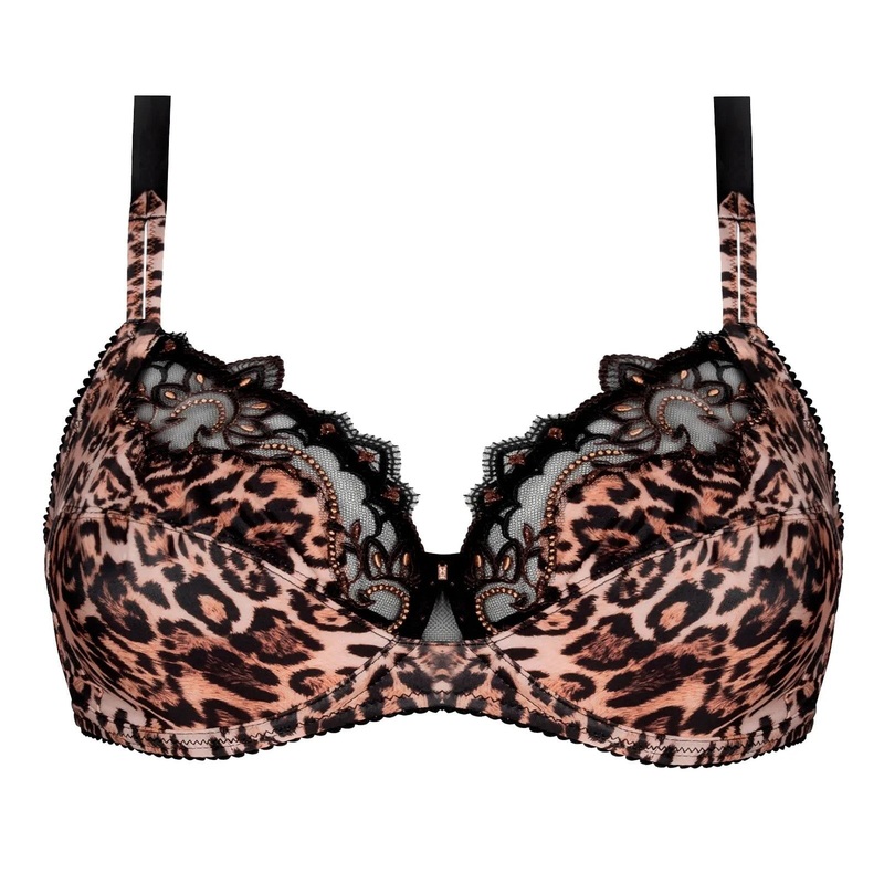 Lise Charmel - Fauve Amour 3 Parts Full Cup Bra Ambre Panthere