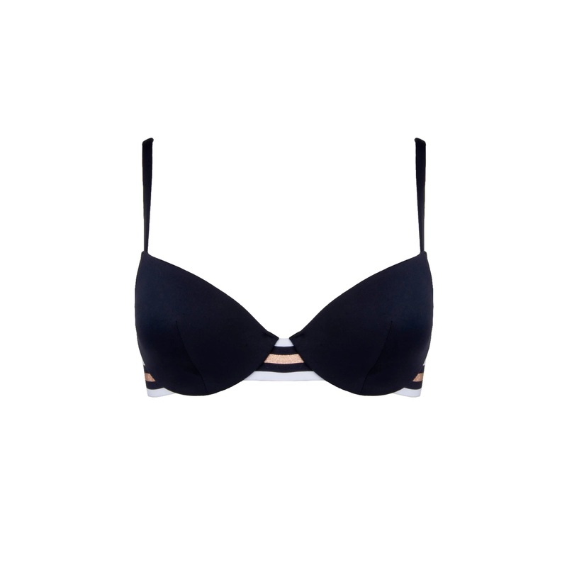 Lise Charmel Swimwear - Energie Nautique Padded Bikini Top Encre Nautique
