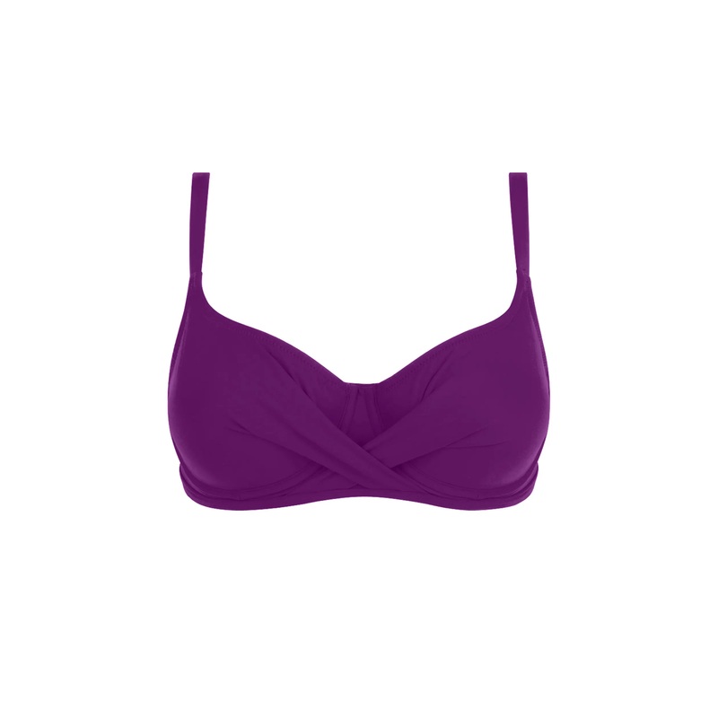 Antigel Swimwear By Lise Charmel - La Chiquissima Balconet Top Mer Amethyste