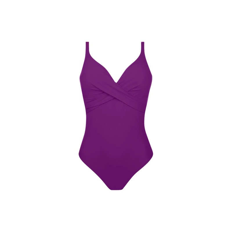 Antigel Swimwear By Lise Charmel - La Chiquissima Multi-Position Non-Wire Swimsuit Mer Amethyste