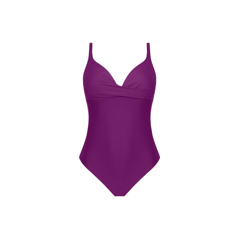 Antigel Swimwear By Lise Charmel - La Chiquissima Non-Wire Padded Swimsuit Mer Amethyste