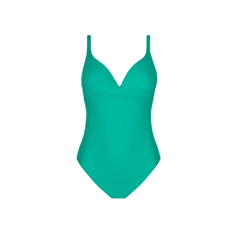 Antigel Swimwear By Lise Charmel - La Chiquissima Non-Wire Padded Swimsuit Mer Emeraude