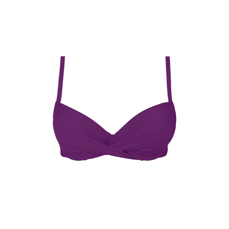 Antigel Swimwear By Lise Charmel - La Chiquissima Padded Bikini Top Mer Amethyste