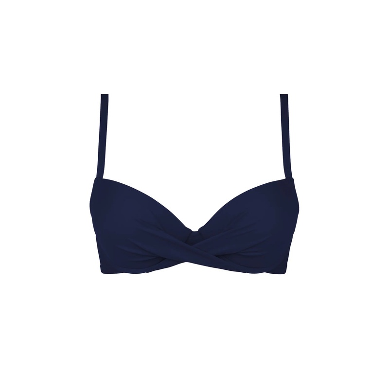 Antigel Swimwear By Lise Charmel - La Chiquissima Padded Bikini Top Mer Marine