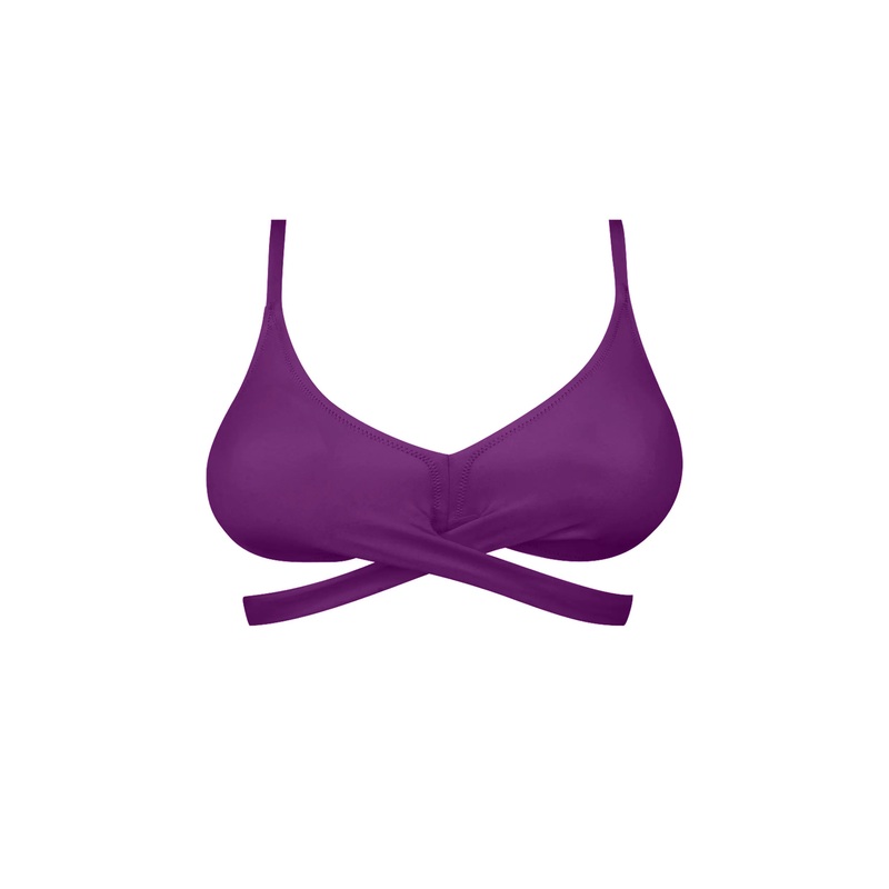 Antigel Swimwear By Lise Charmel - La Chiquissima Triangle Soft Foam With Ties Mer Amethyste