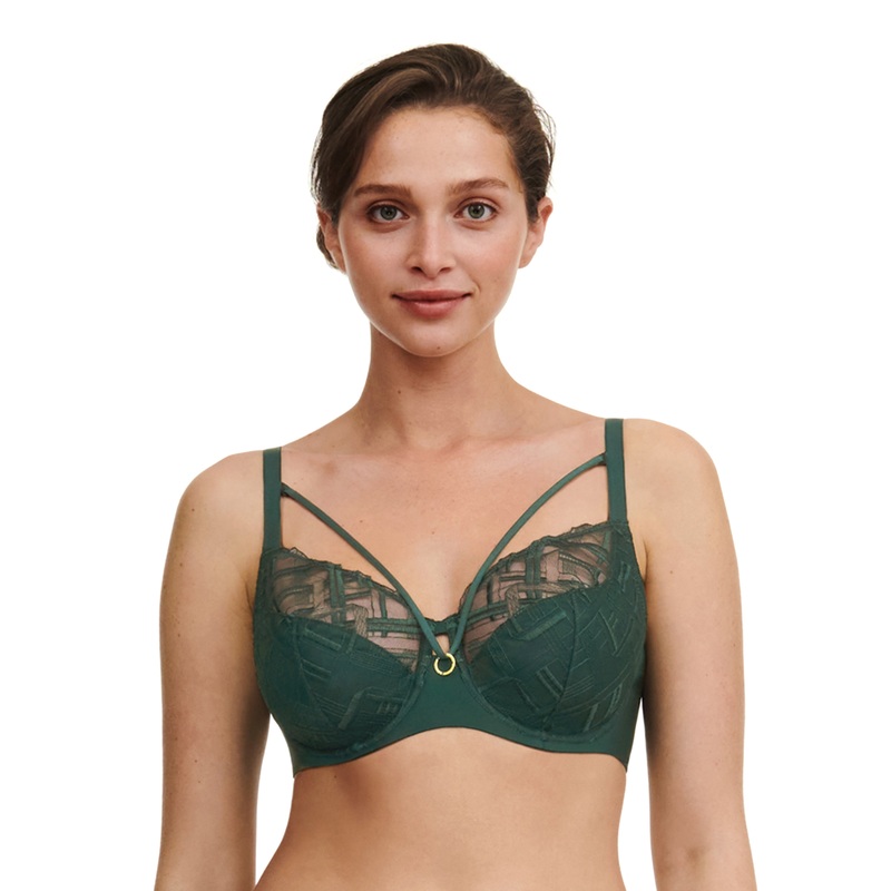Chantelle - Graphic Support Full Cup Bra Empire Green