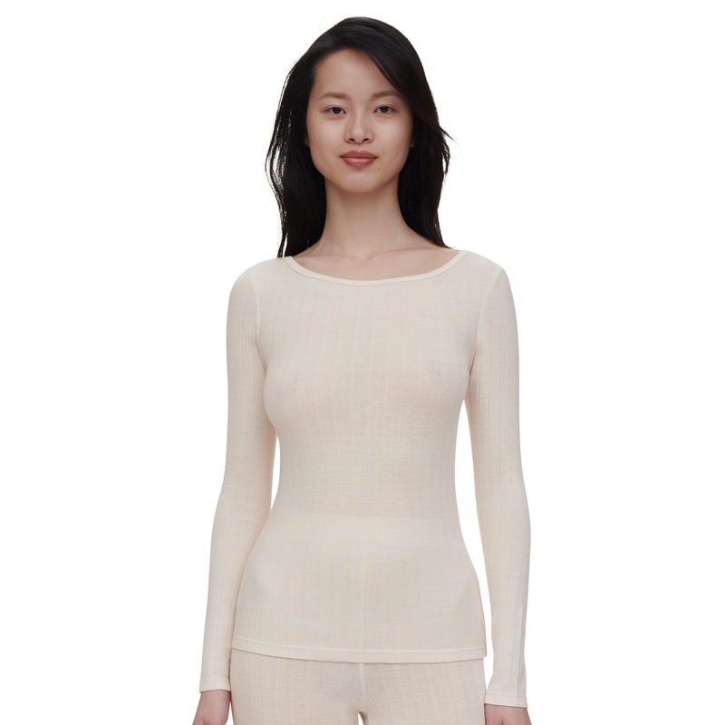 Chantelle - Thermo Comfort T-Shirt Longe Sleeves Pearl