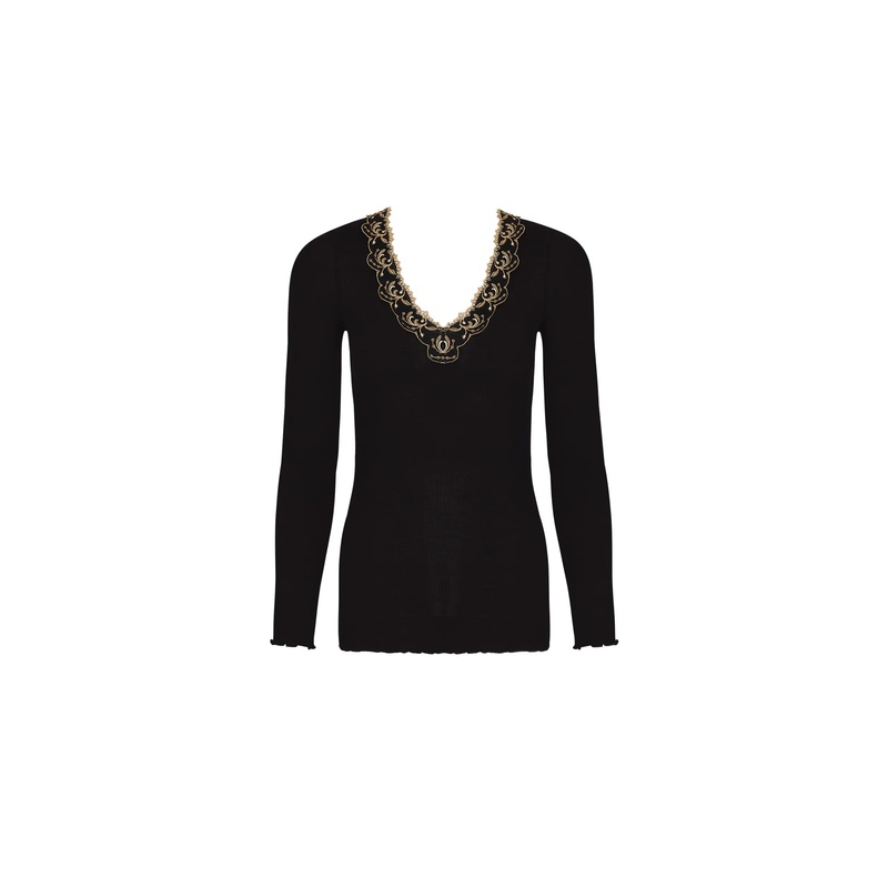 Lise Charmel - Eblouissante Icone Long Sleeved Top Or Nuit