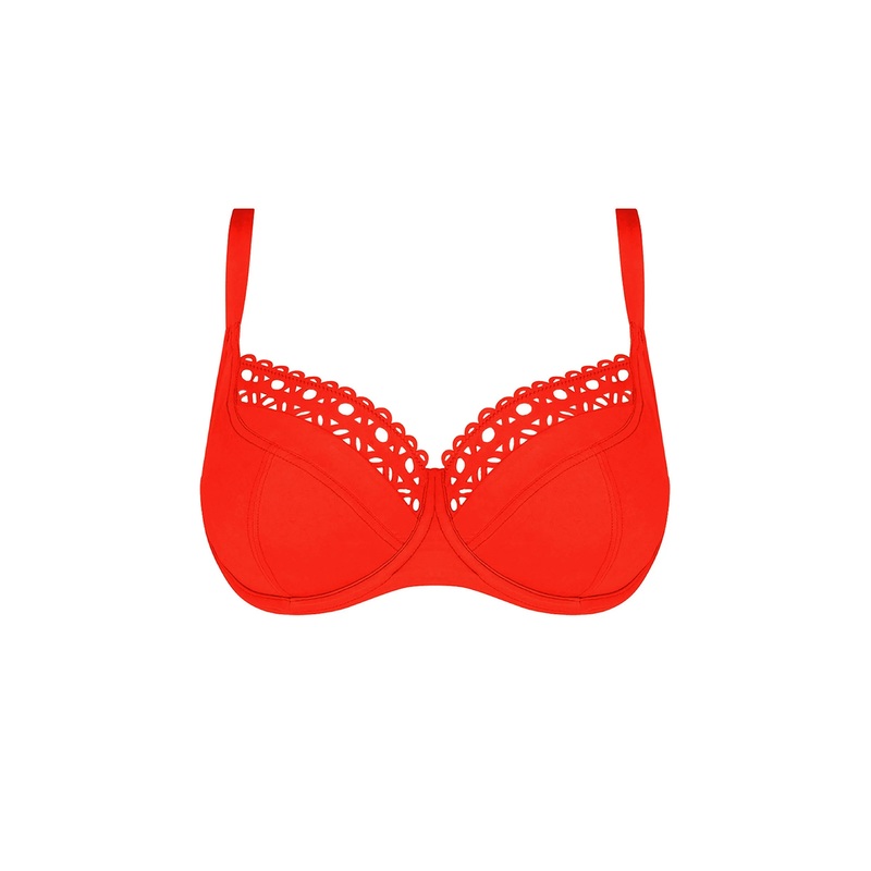 Lise Charmel Swimwear - Ajourage Couture Balconet Bikini Top Orange Couture