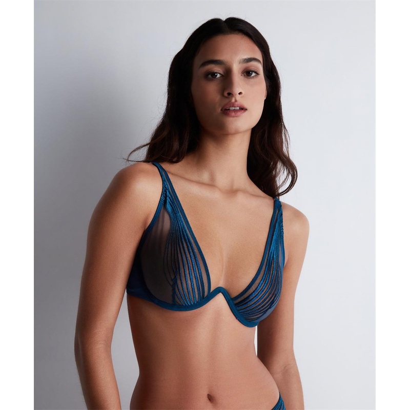 Aubade - Sumptuous Waves Sexy Triangle Bra Imperial Blue