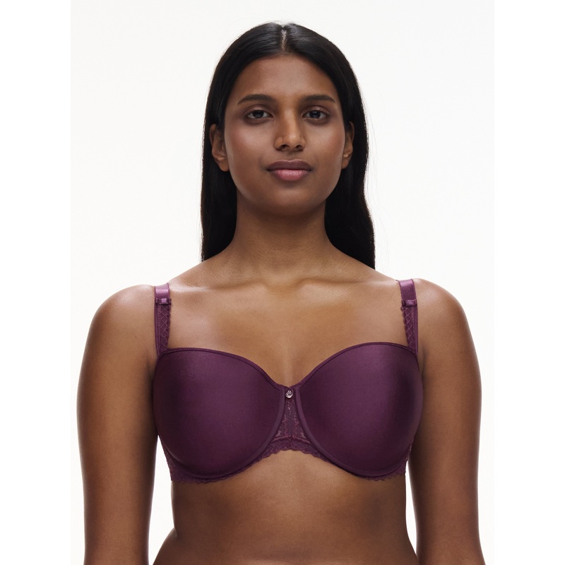 Chantelle - Every Curve Half-Cup Memory Bra Aubergine Shades