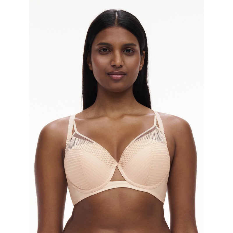 Chantelle - Play Plunge T-Shirt Bra Golden Beige