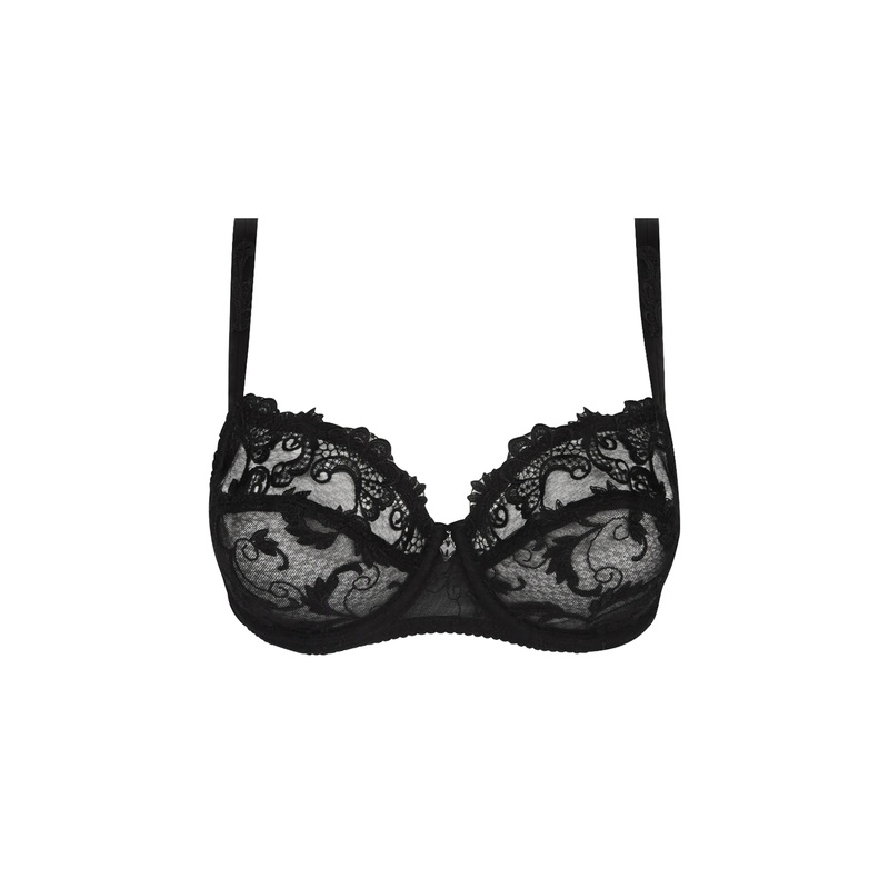 Lise Charmel - Dressing Floral Demi Cup Noir