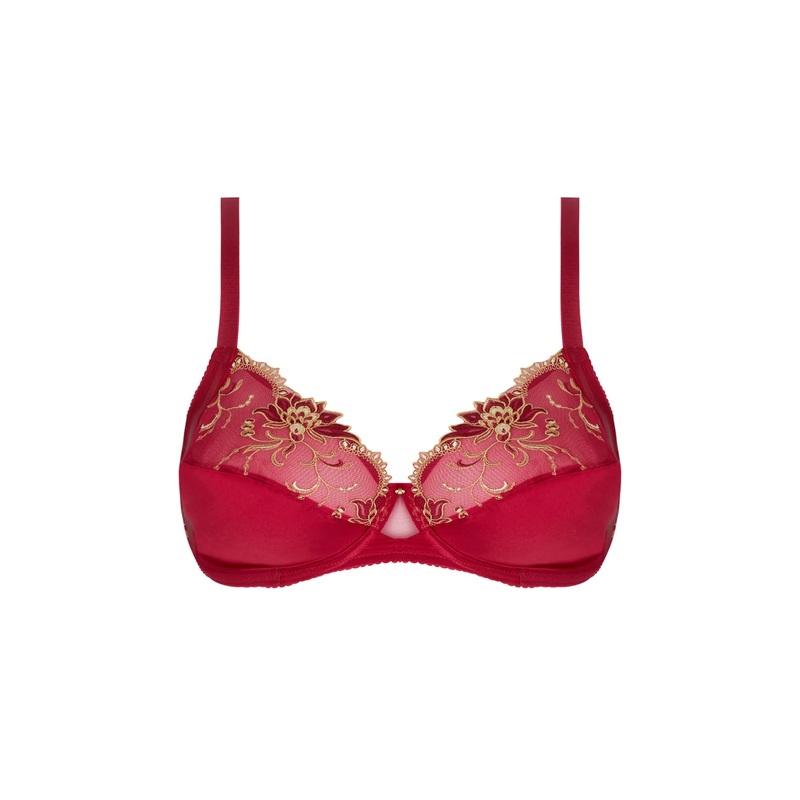 Lise Charmel - Eblouissante Icone 3 Parts Full Cup Bra Or Rubis
