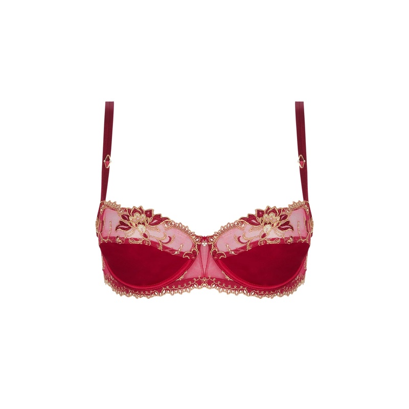 Lise Charmel - Eblouissante Icone Half Cup Bra Or Rubis