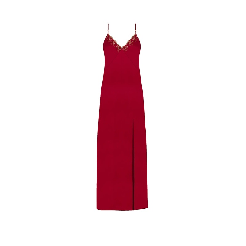 Lise Charmel - Eblouissante Icone Long Nighty Or Rubis