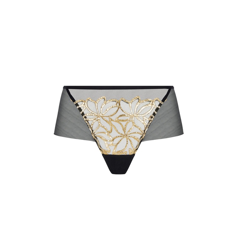Lise Charmel - Eclats D'or Boyshort Noir Or