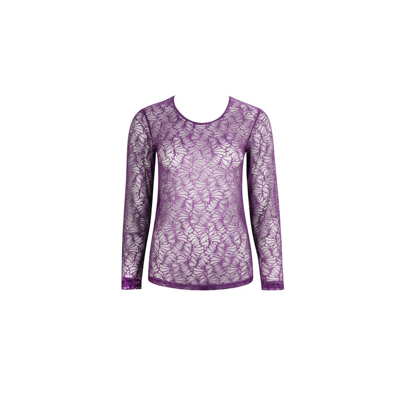 Antigel By Lise Charmel - Atelier Seduction Long Sleeved Top Prune Magic